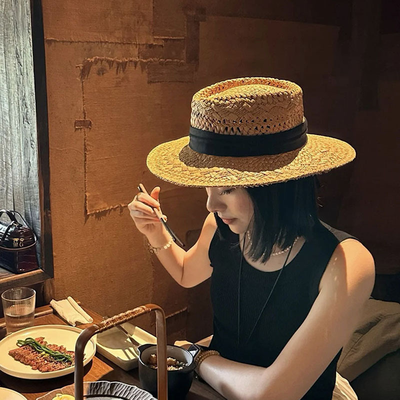 Vintage Fashion Old Money - Topi Wanita Gaya Prancis Retro Vintage