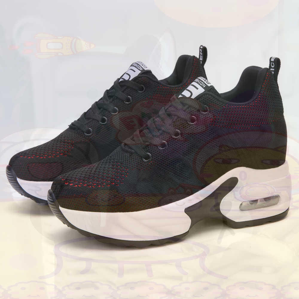 Vintage Fashion Retro Outfit - Merah Ukuran 36 Sepatu Wanita Tenis