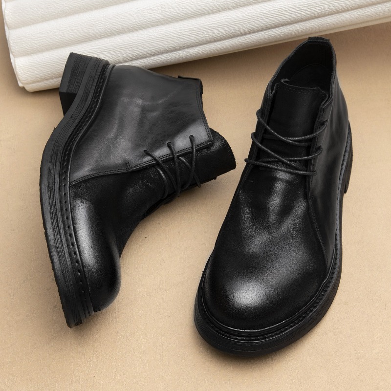 Vintage Fashion In 2026 - Sepatu Bot Kulit Asli Pria Vintage
