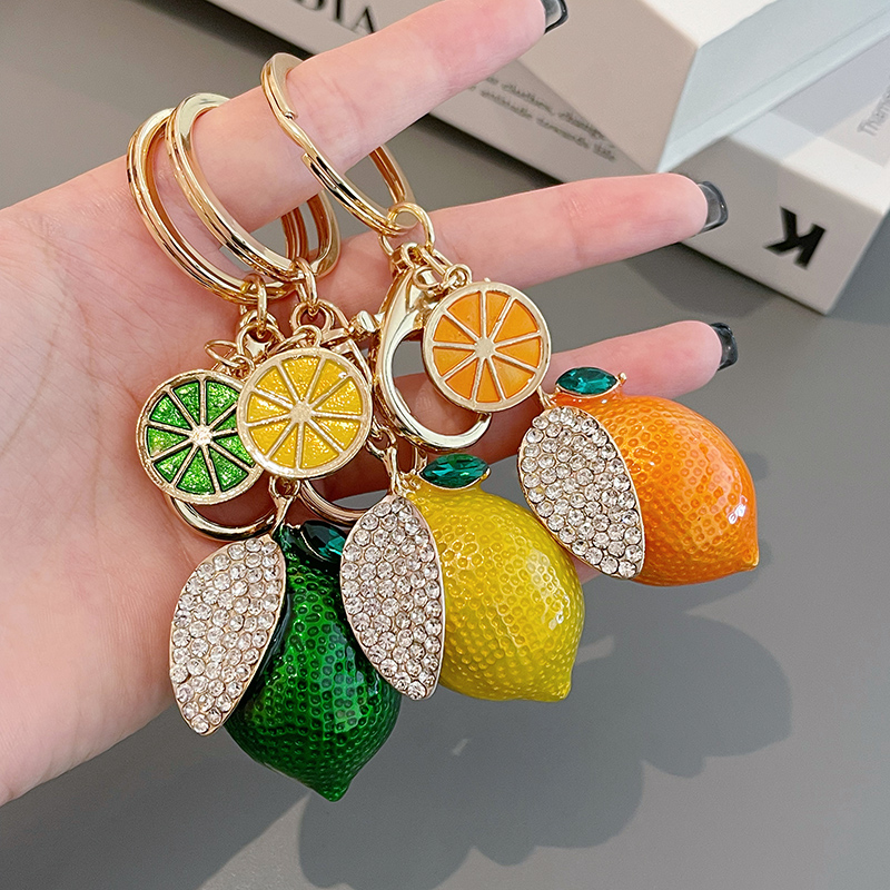 Vintage Fashion Ornaments - EASYA hiasan buah imitasi gantungan kunci