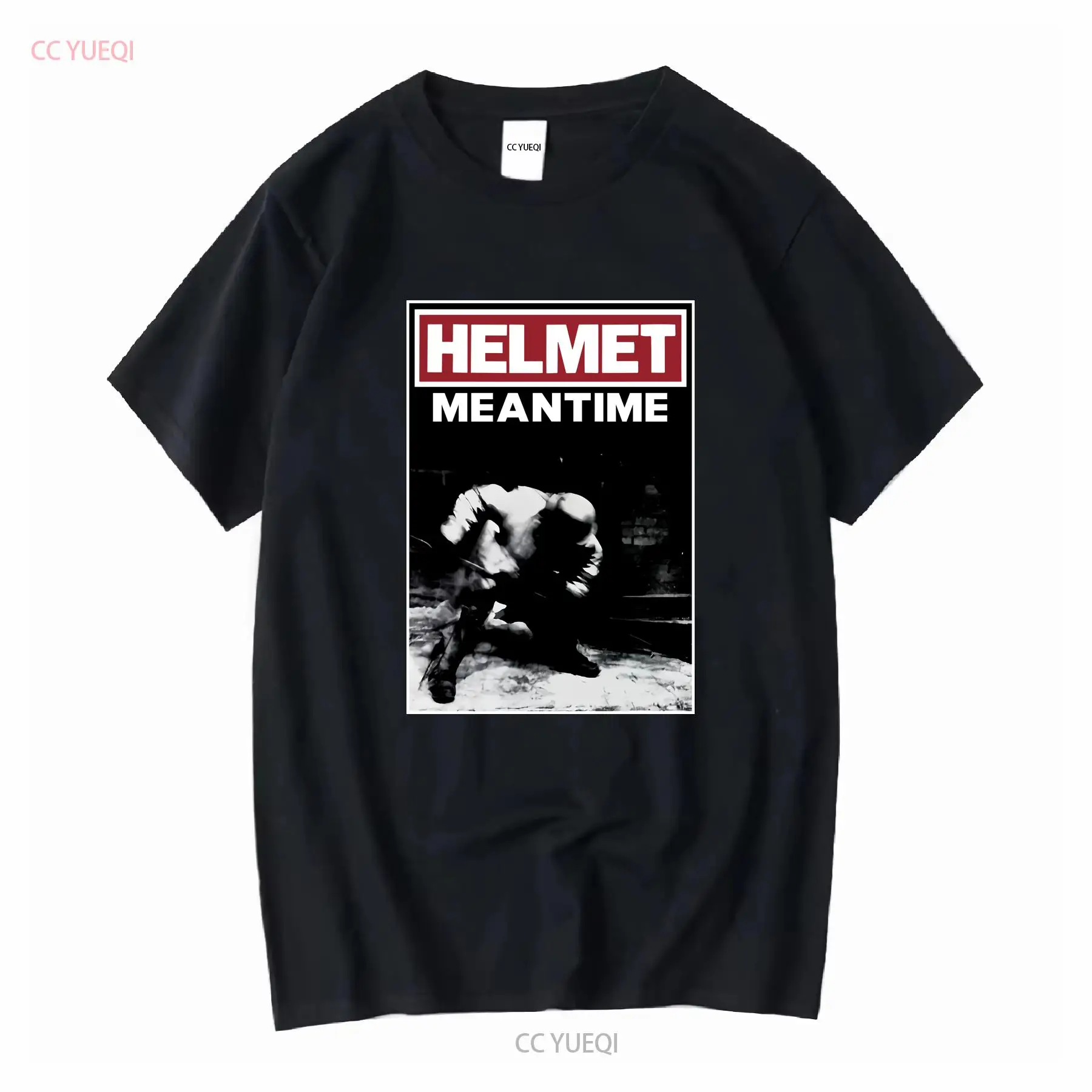 Vintage Flannel Shirt - Kaus Helm Meantime Band Rock Logam