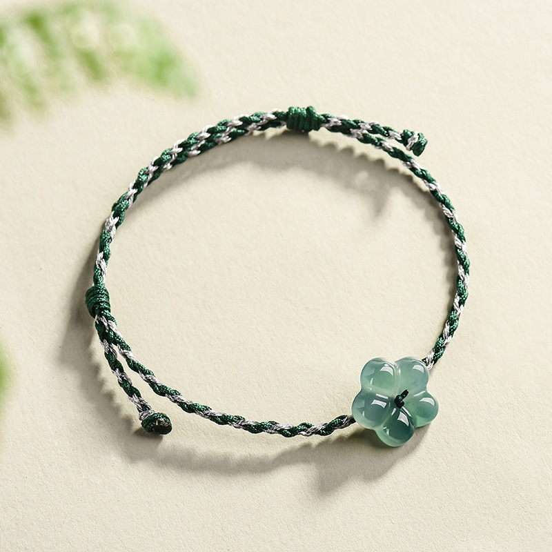Vintage Fashion Accessories - Gelang Bunga Giok Burma Aksesori Fashion
