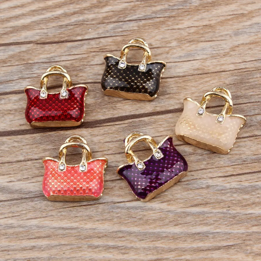 Vintage Fashion Ornaments - 10 buah tas tangan wanita Vintage