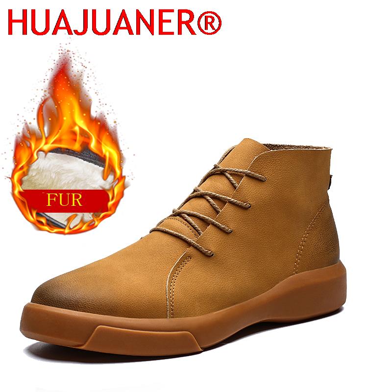 Vintage Outdoor Fashion - Sepatu Boots Pria Chelsea Musim Dingin