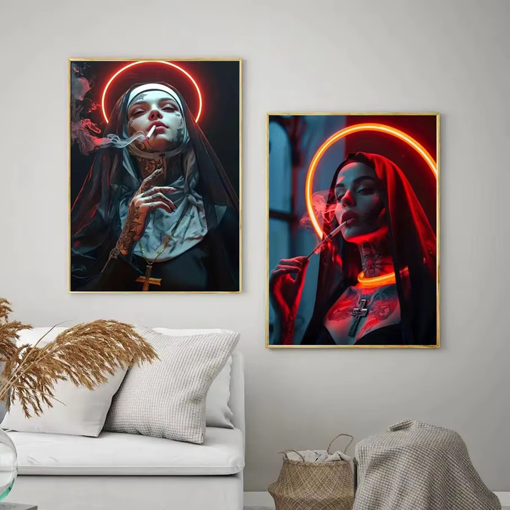 Poster Kanvas Bergambar Gadis  - Vintage Fashion Prints For Wall ulasan dan harga