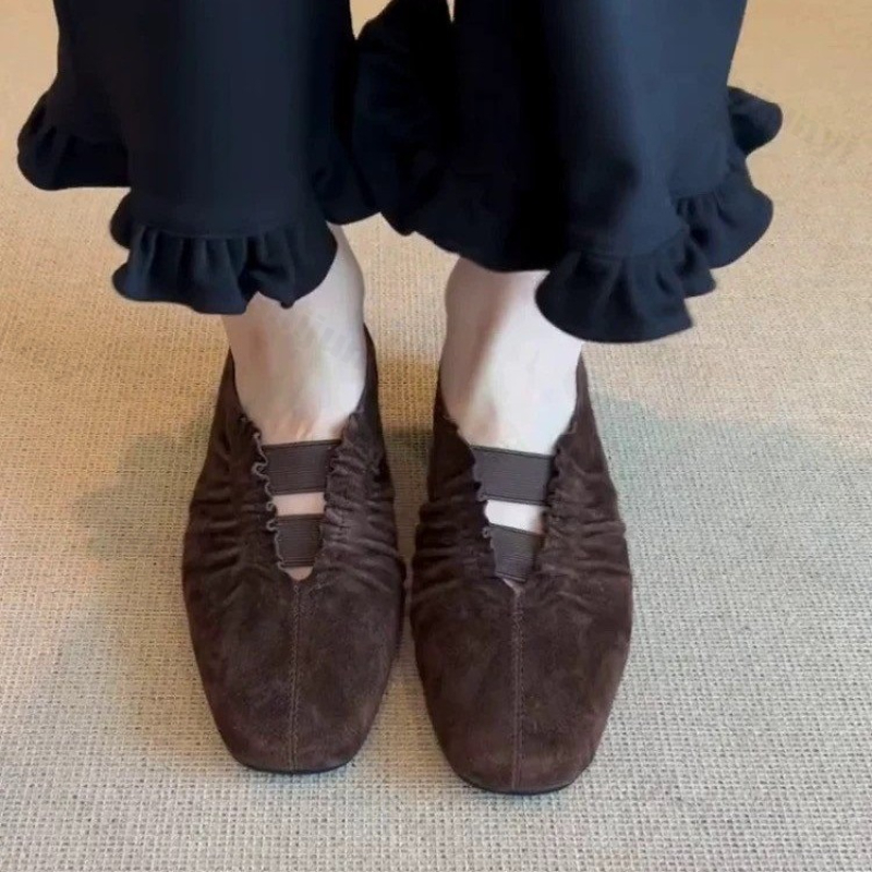 Sepatu Mary Jane Wanita Ujung  - Vintage Outdoor Fashion ulasan dan harga