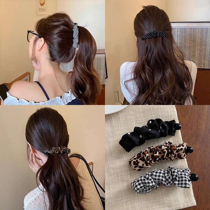 Jepit Rambut Pisang Motif Maca - Vintage Fashion Ornaments ulasan dan harga