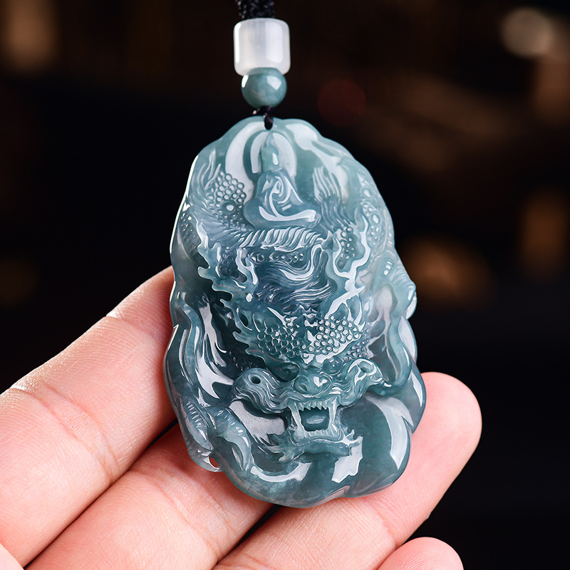 Kalung Liontin Naga Giok Burma - Vintage Fashion Accessories ulasan dan harga