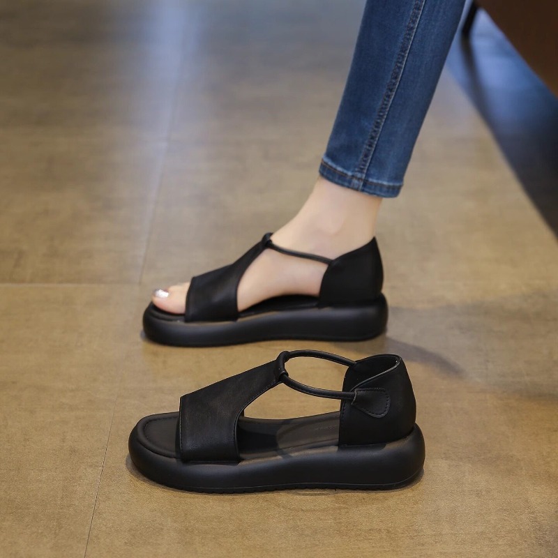 Sandal Datar untuk Wanita, Gay - Vintage Fashion In 2026 ulasan dan harga