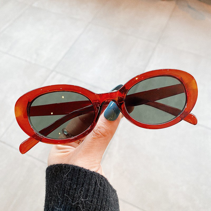 Kacamata Hitam Oval Kecil Vint - Vintage Outdoor Fashion ulasan dan harga