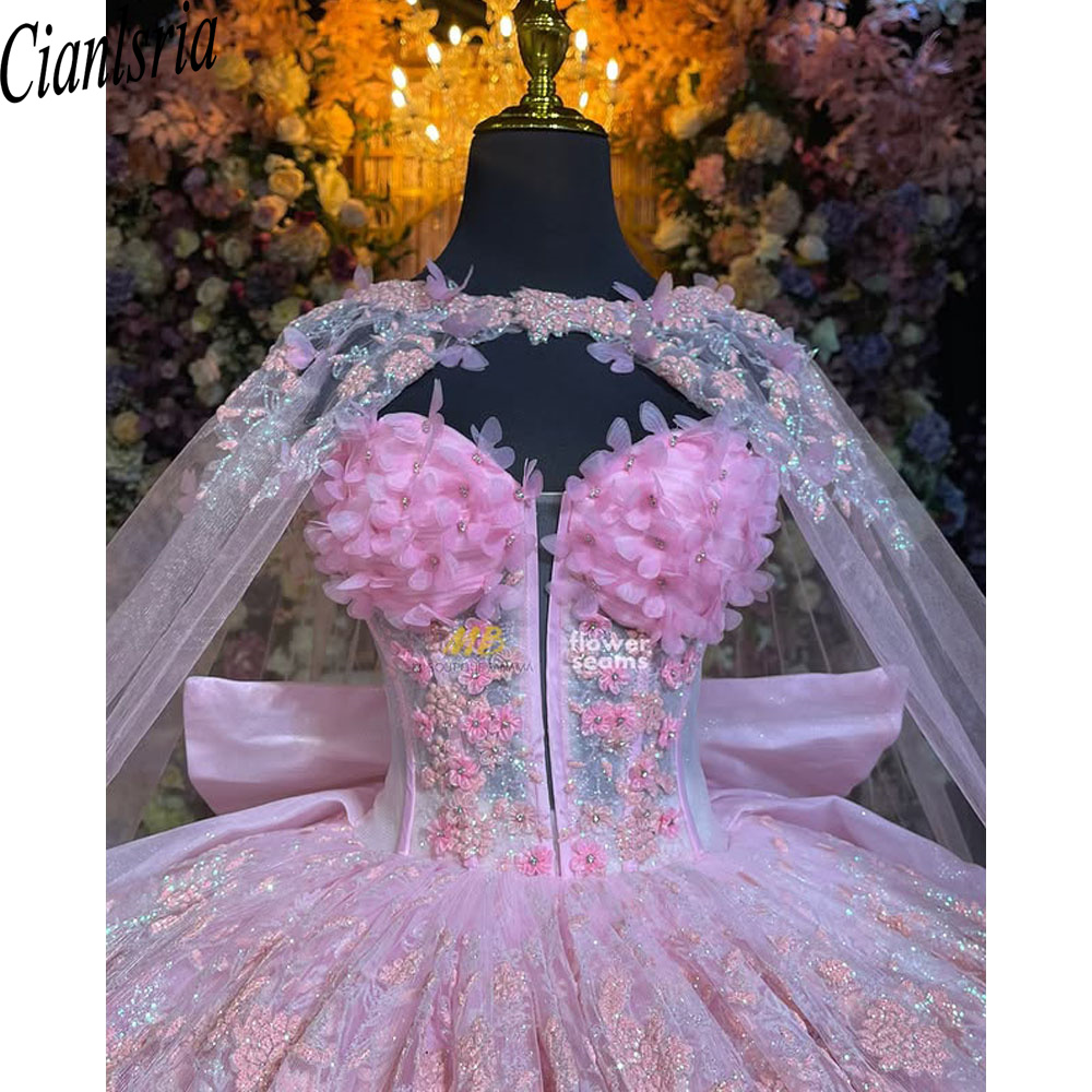 Gaun Quinceanera Putri Pink, M - Vintage Fashion Eras ulasan dan harga
