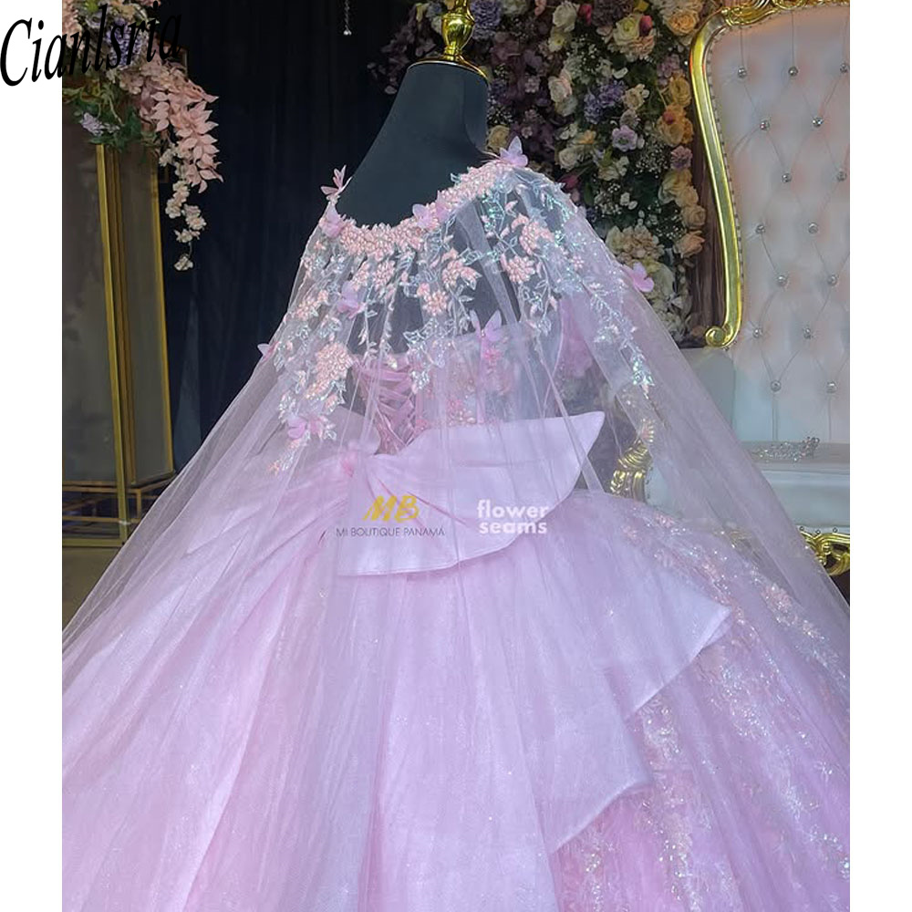 Gaun Quinceanera Putri Pink, M - Vintage Fashion Eras ulasan dan harga
