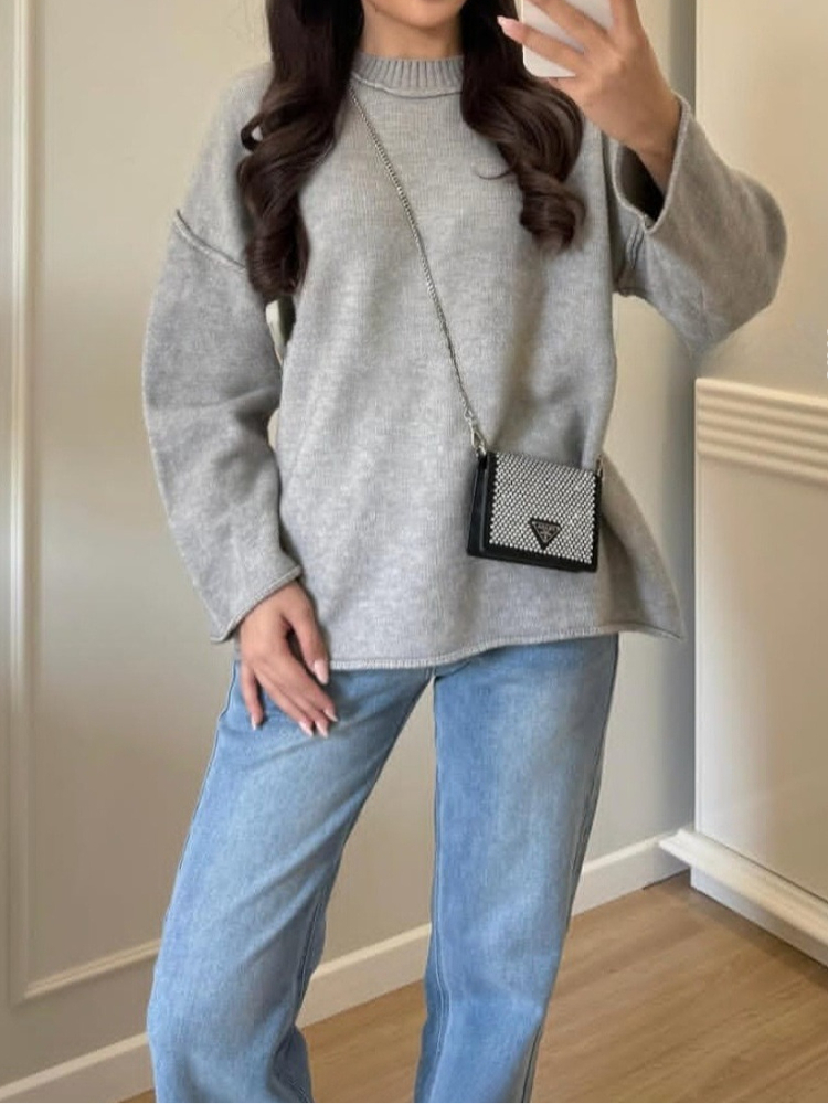 Sweater Wanita Vintage Lengan  - Vintage Fashion Old Money ulasan dan harga