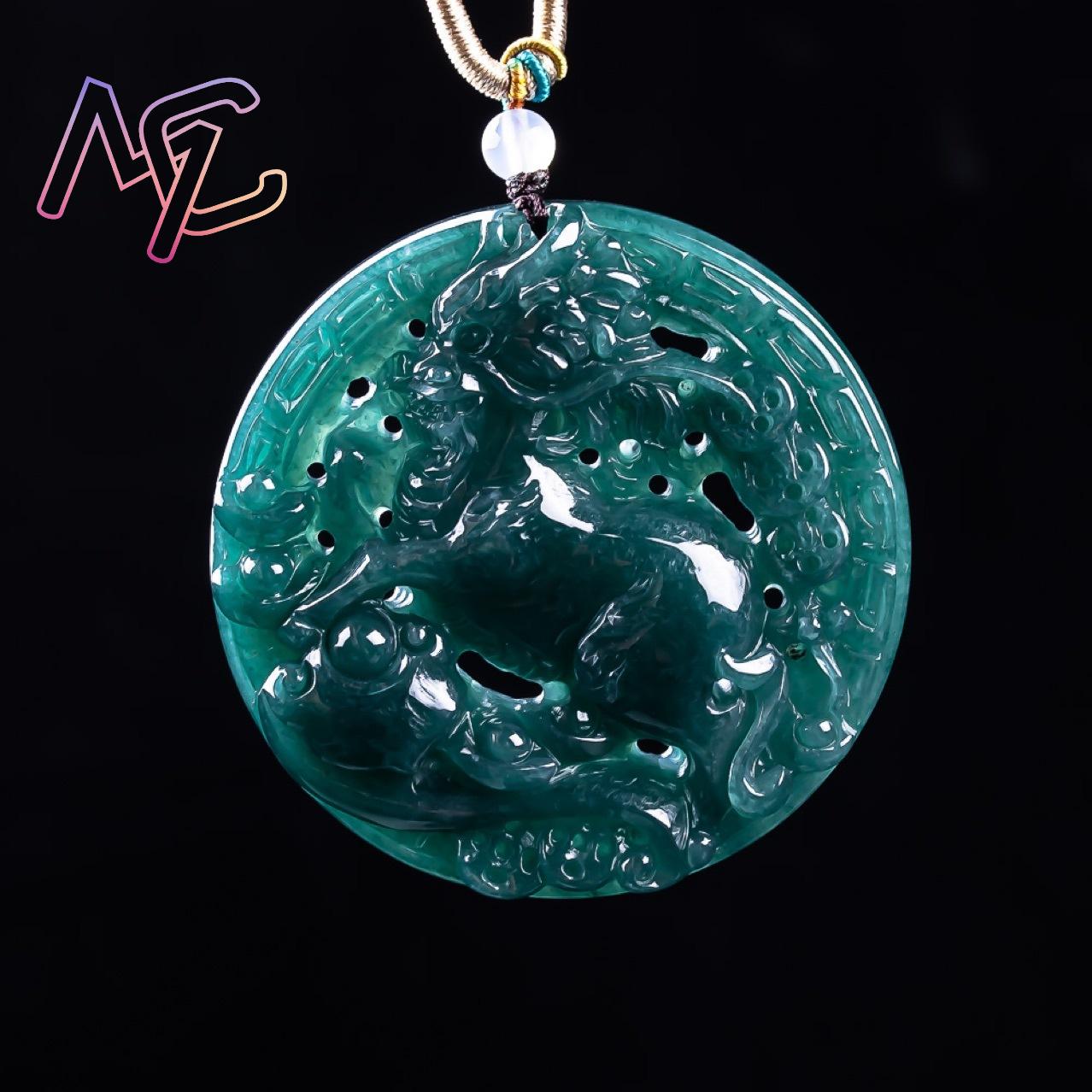 Kalung Liontin Naga Giok Myanm - Vintage Fashion Accessories ulasan dan harga