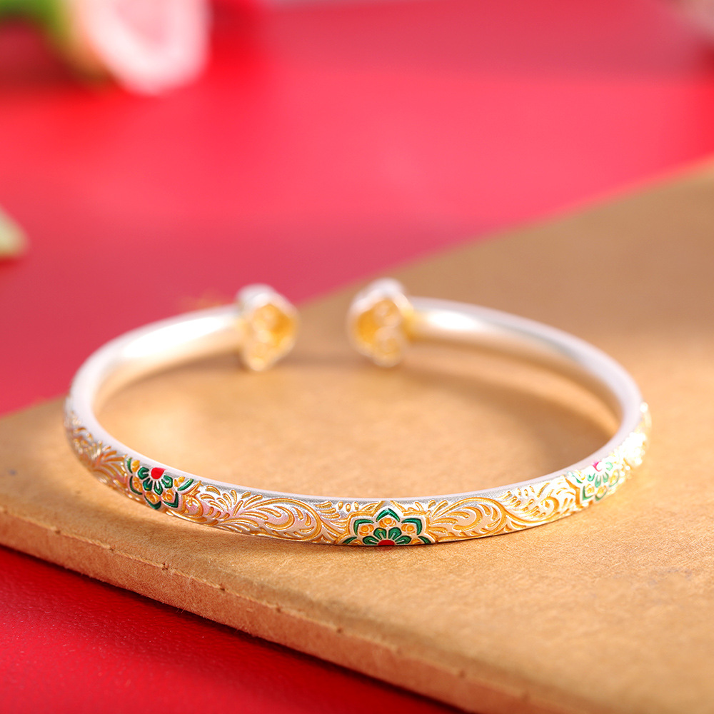 Gelang Manset Terbuka Roset En - Vintage Fashion Ideas ulasan dan harga
