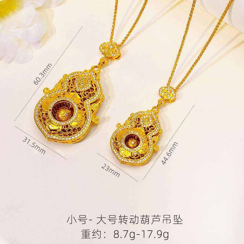 Liontin labu kuningan berlapis - Vintage Fashion Store ulasan dan harga