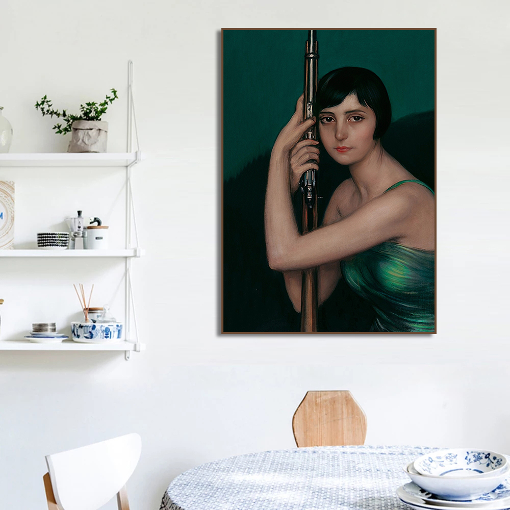 Poster Potret Wanita Renaisans - Vintage Fashion Prints For Wall ulasan dan harga