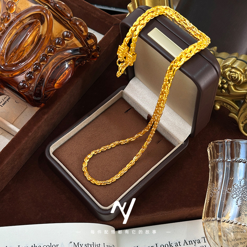 Kalung emas wanita model sama  - Vintage Fashion Store ulasan dan harga