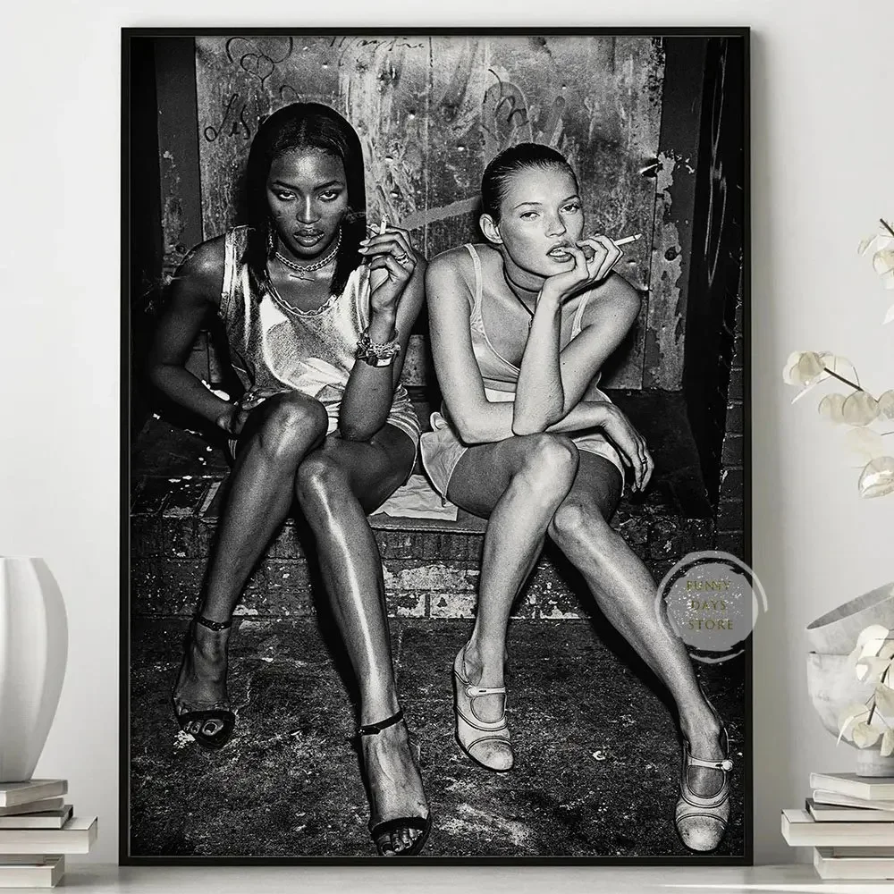 Vintage Seksi Supermodel Kate  - Vintage Fashion Prints For Wall ulasan dan harga