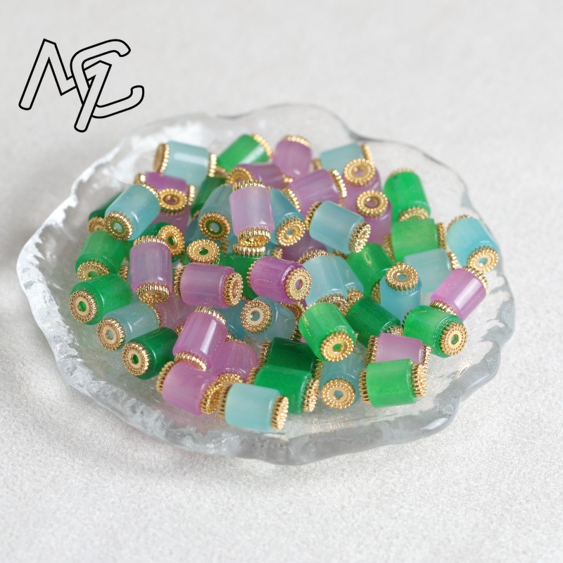 10 Buah Manik-manik Ember Giok - Vintage Fashion Jewelry ulasan dan harga