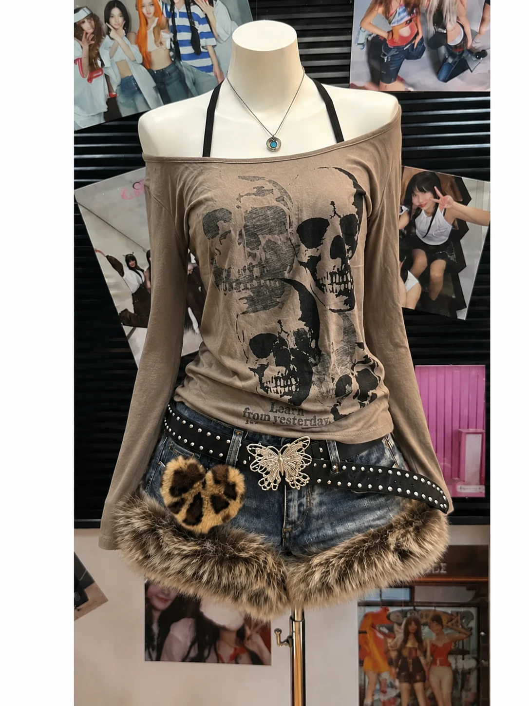 Setelan Dua Potong untuk Wanit - Vintage Fashion Retro Outfit ulasan dan harga