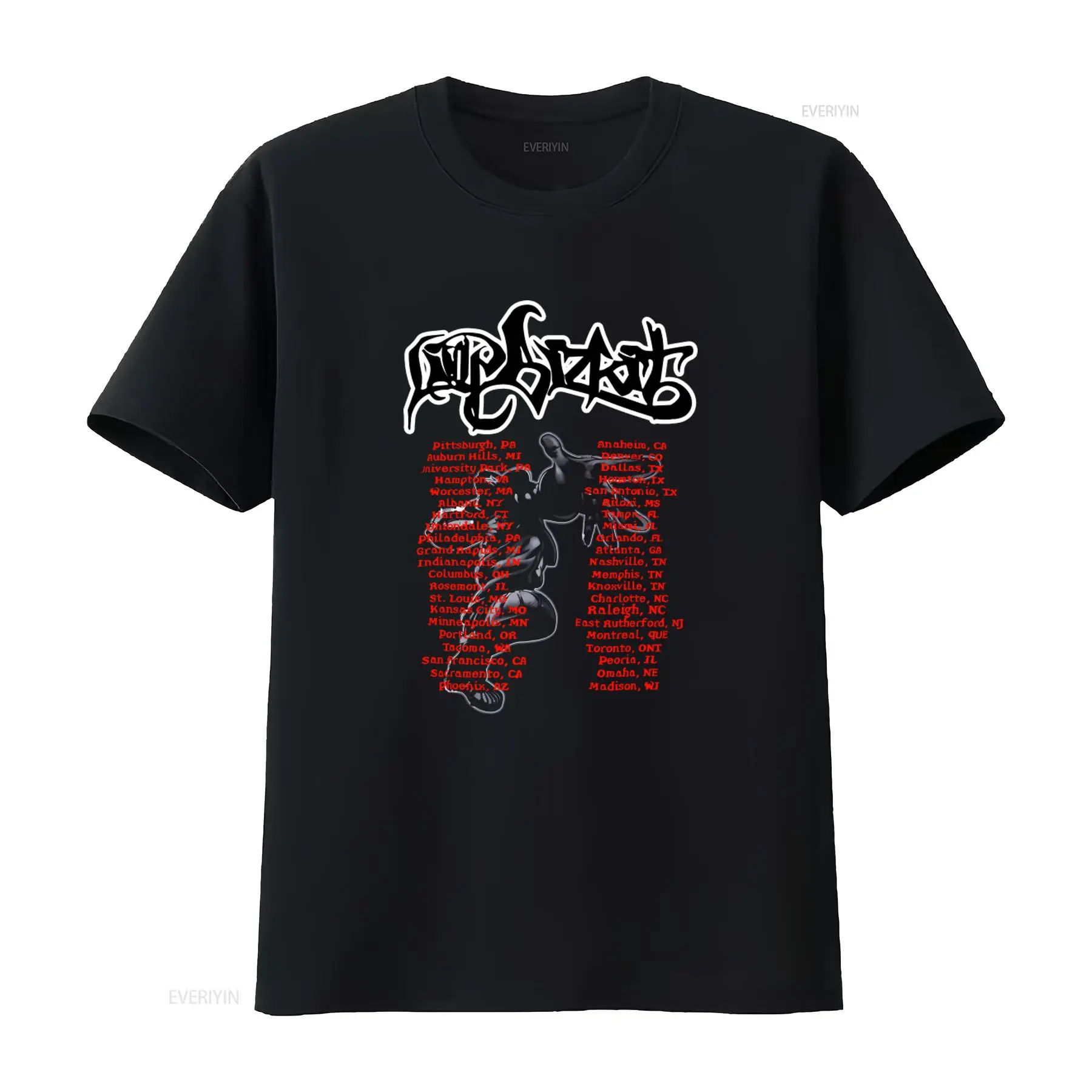 Kaos Katun Hitam Limp Bizkit B - Vintage Fashion Ideas ulasan dan harga