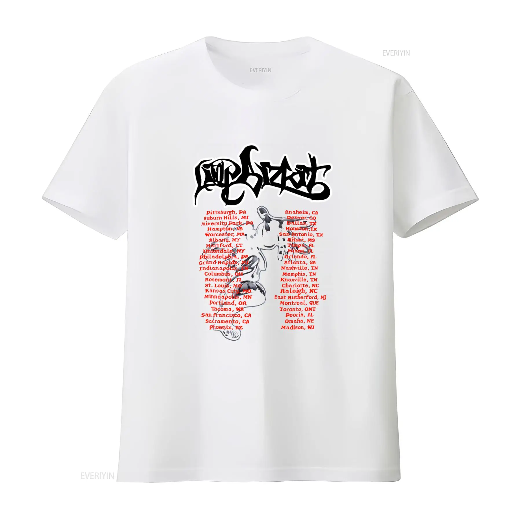 Kaos Katun Hitam Limp Bizkit B - Vintage Fashion Ideas ulasan dan harga