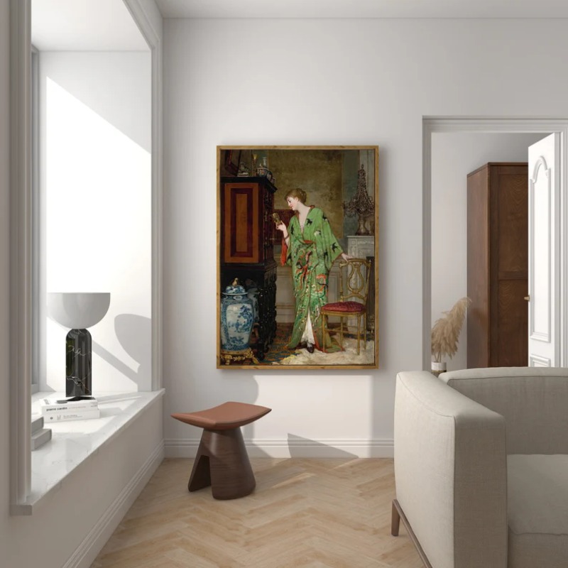 Poster Potret Wanita Renaisans - Vintage Fashion Prints For Wall ulasan dan harga