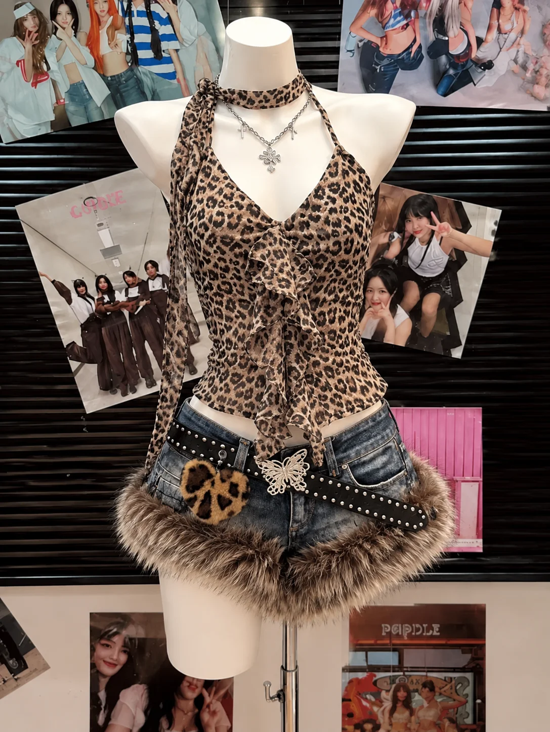 Setelan Pakaian Dua Potong Gay - Vintage Fashion Retro Outfit ulasan dan harga