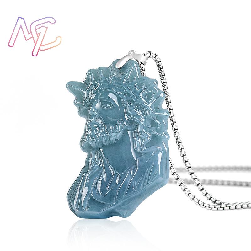 Kalung Liontin Imam Giok Myanm - Vintage Fashion Luxury ulasan dan harga