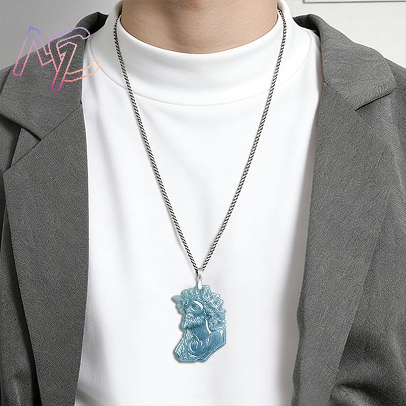 Kalung Liontin Imam Giok Myanm - Vintage Fashion Luxury ulasan dan harga