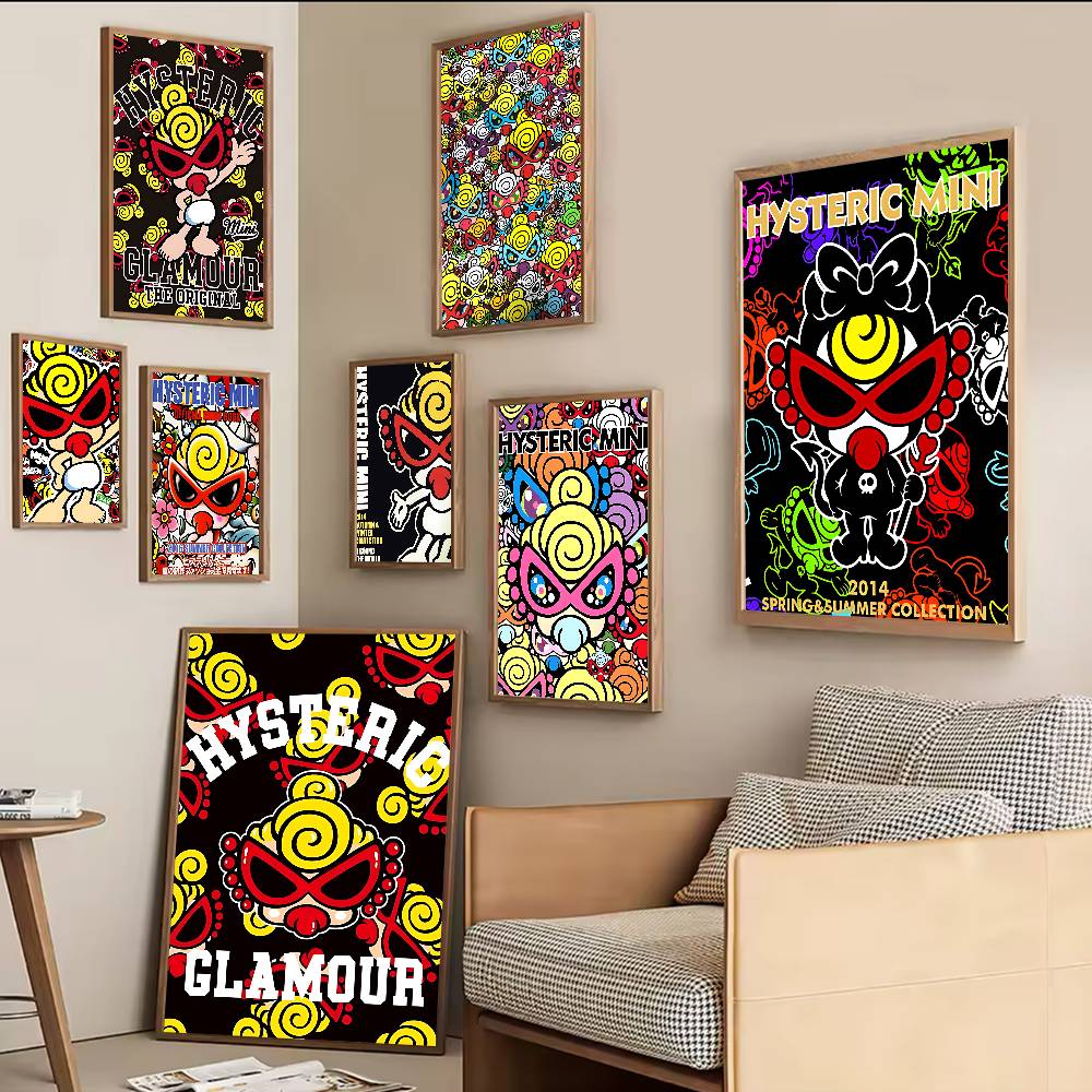 Mode Jepang H-Hysteric M-Mini  - Vintage Fashion Prints For Wall ulasan dan harga