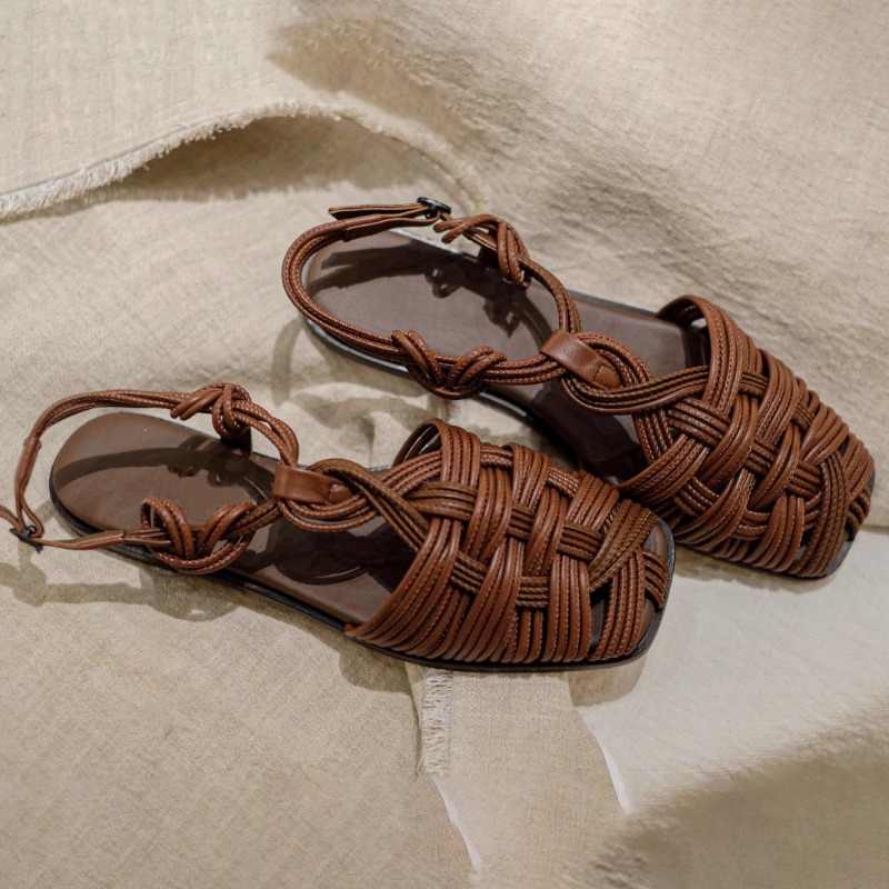 Sandal Romawi Vintage Anyaman  - Vintage Fashion In 2026 ulasan dan harga